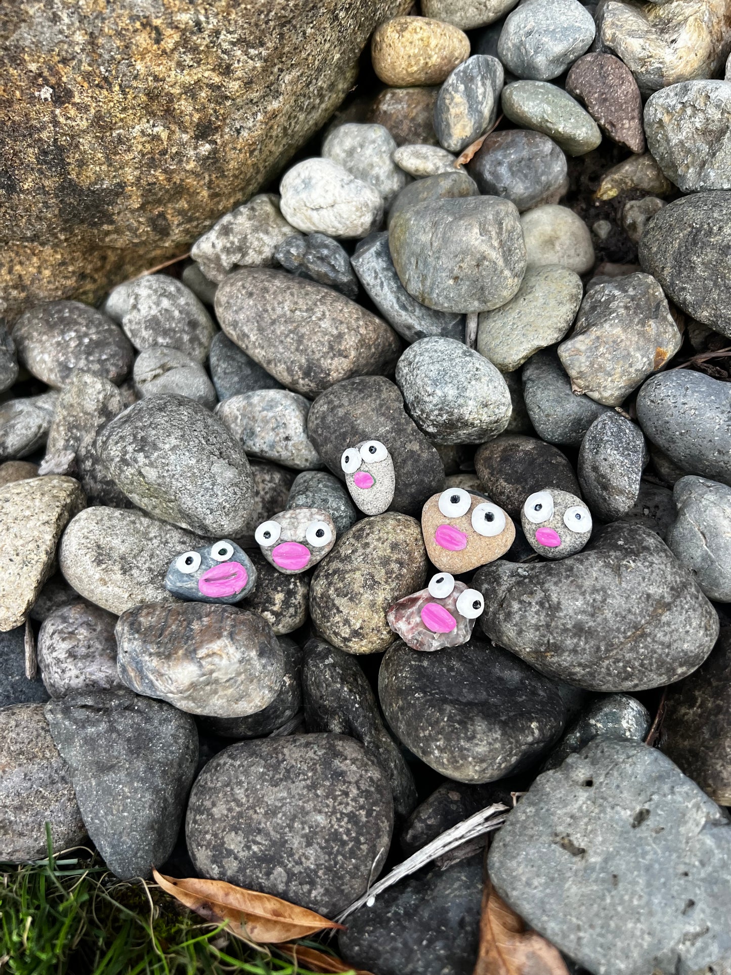 Rocks with faces and stuff