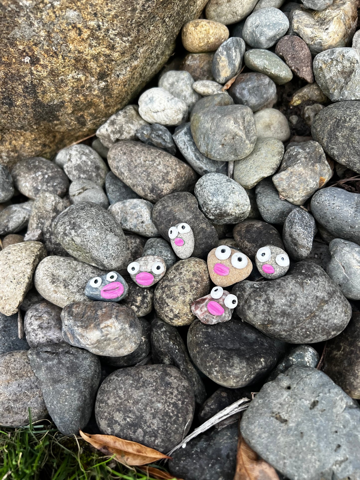 Rocks with faces and stuff