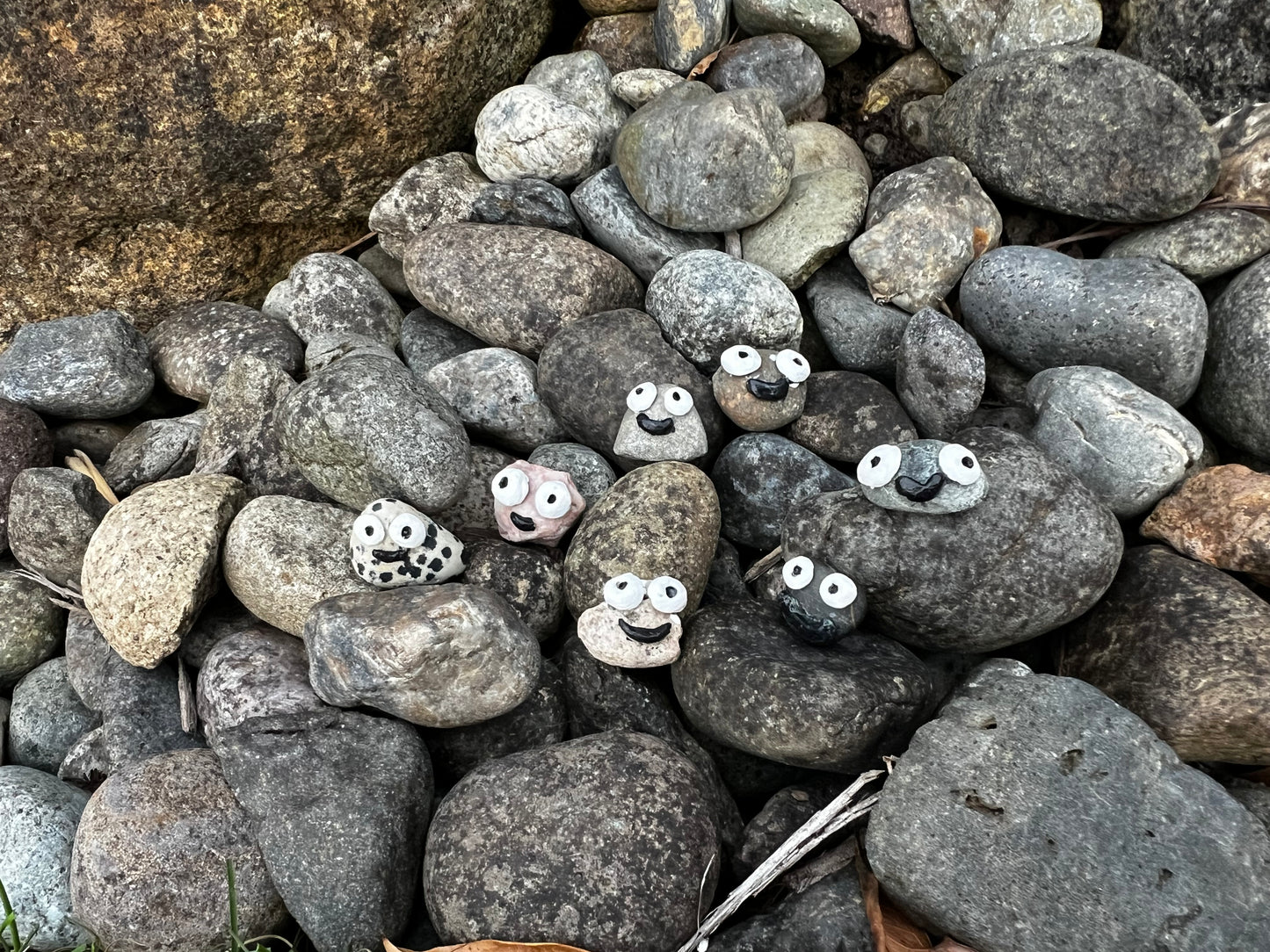 Rocks with faces and stuff