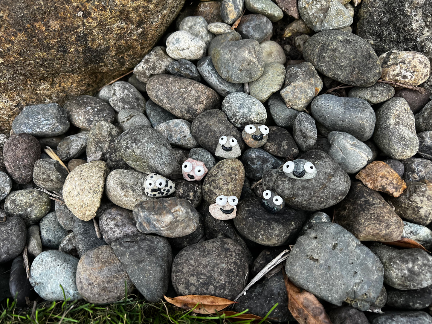 Rocks with faces and stuff