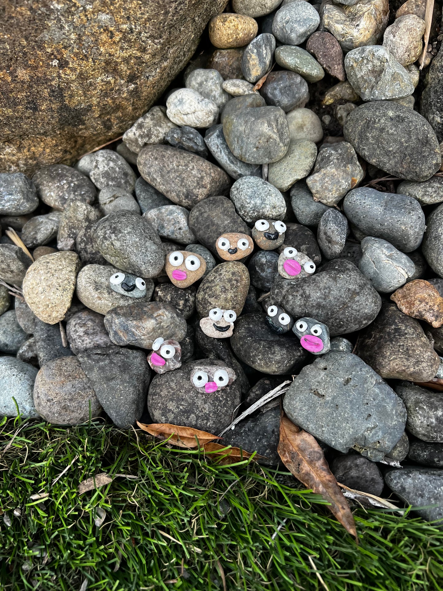 Rocks with faces and stuff