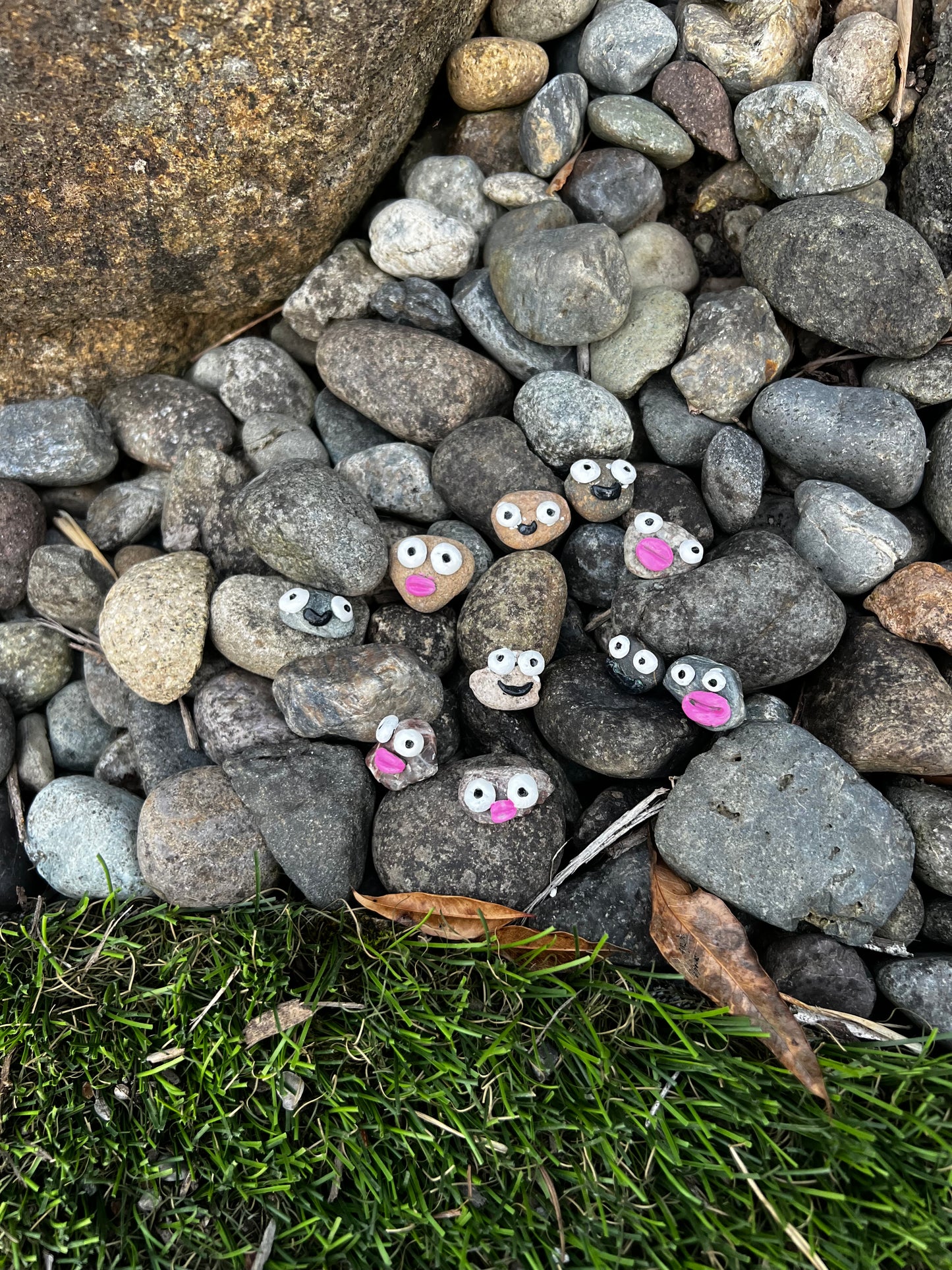 Rocks with faces and stuff